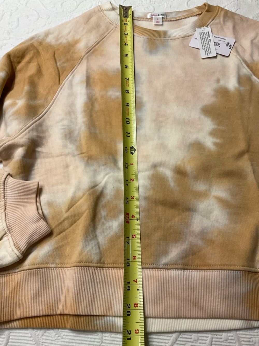flirtitude Active Soft Tie-Dye Crewneck - Crop Sweatshirt. NWT - Picture 5 of 7